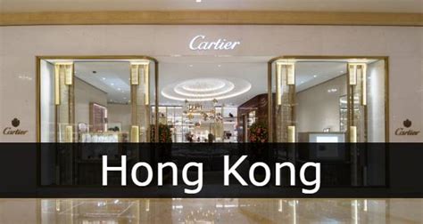 3 Cartier Locations in Hong Kong Island.